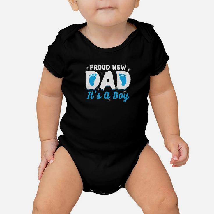 Proud New Dad Its A Boy Expecting Baby Birth Gift Premium Baby Onesie