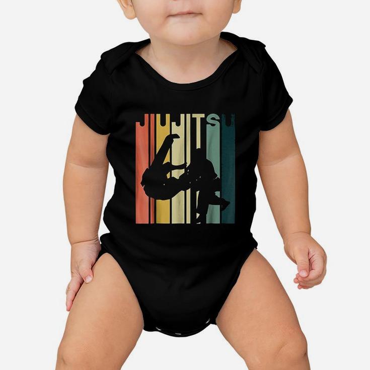 Retro Vintage Bjj Martial Arts Jiu Jitsu Apparel Baby Onesie