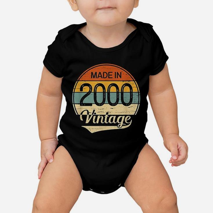 Vintage 2000 Made In 2000 22nd Birthday 22 Years Old Gift  Baby Onesie