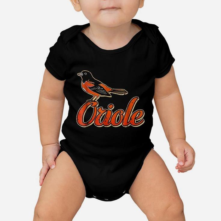 Vintage Oriole Bird Amazing Bird Gift Baby Onesie