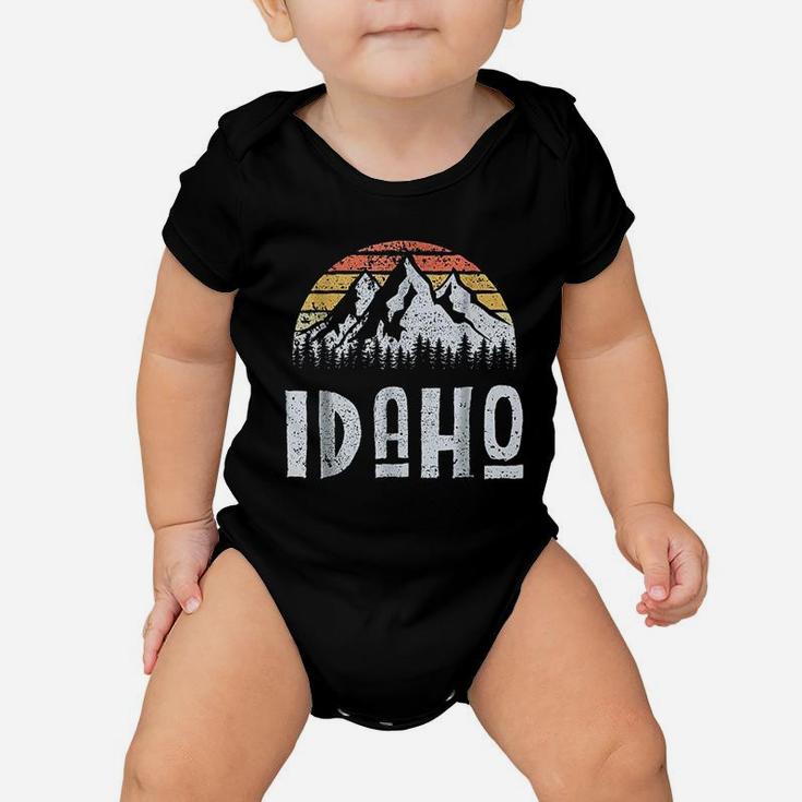 Vintage Retro Id Idaho Baby Onesie