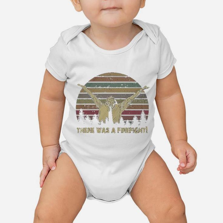 There Was A Firefight Vintage Baby Onesie