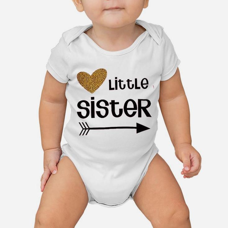 Big Sister And Little Sister Clothing Family Matching Girls Fitted Baby Onesie