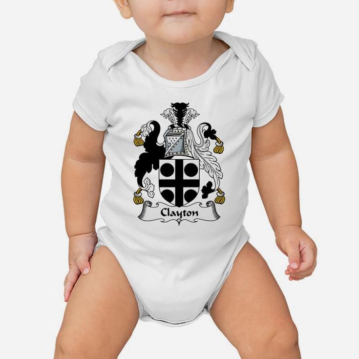 Clayton Family Crest / Coat Of Arms British Family Crests Baby Onesie