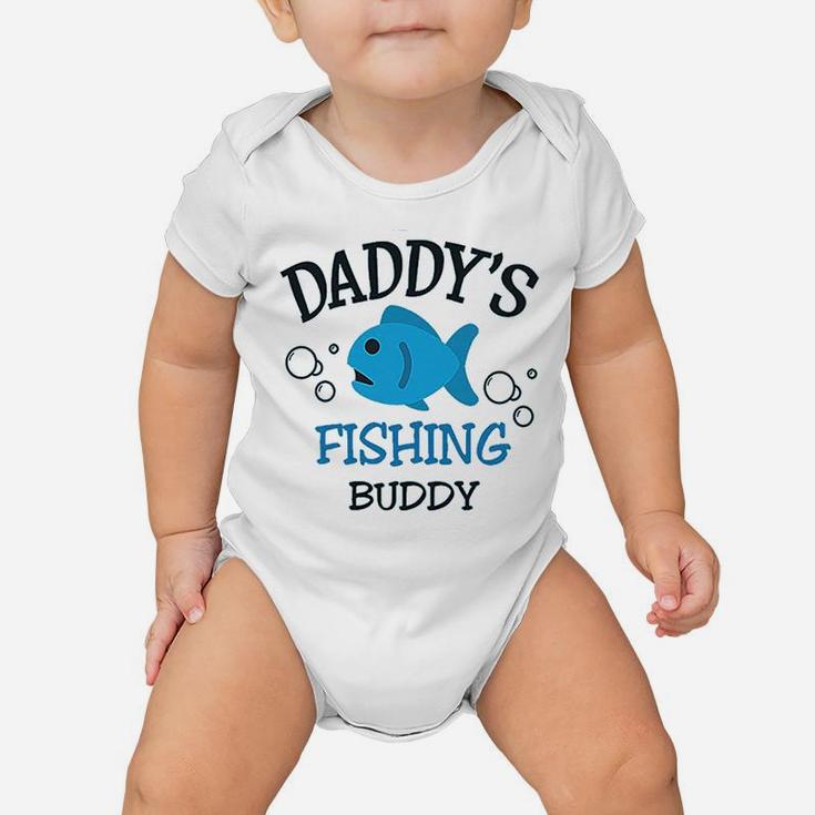 Daddys Dad Father Fishing Buddy Baby Onesie