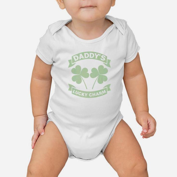Daddys Lucky Charm St Patricks Day St Pattys Day Baby Onesie
