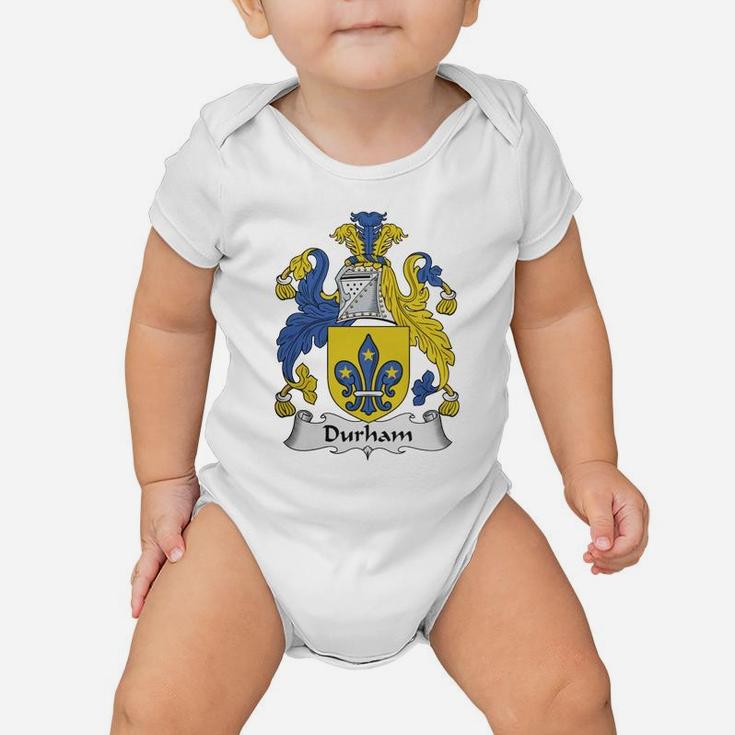 Durham Family Crest / Coat Of Arms British Family Crests Baby Onesie