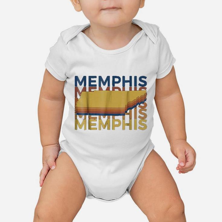 Memphis Tennessee Vintage Tn Repeat Baby Onesie
