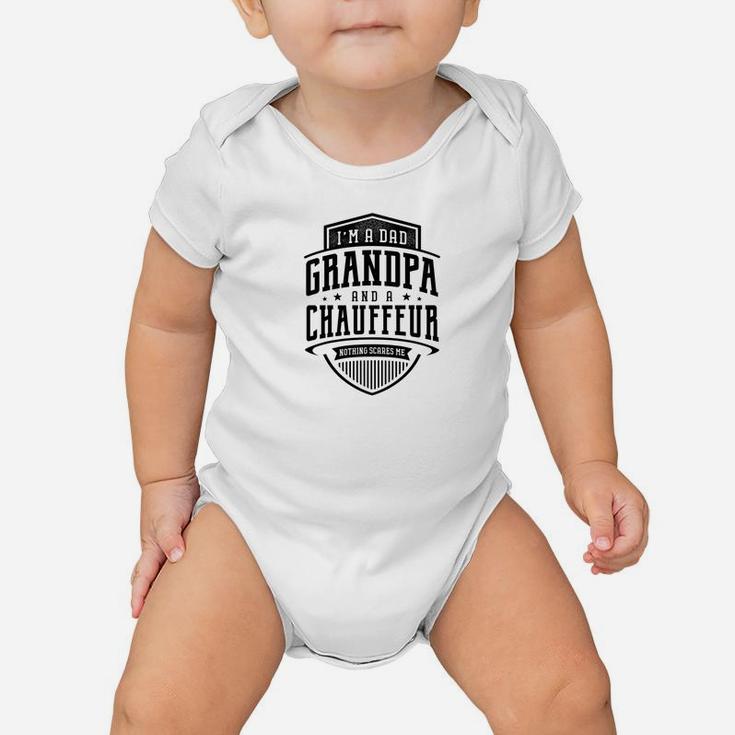 Mens Family Fathers Day Im A Dad A Chauffeur Men Baby Onesie