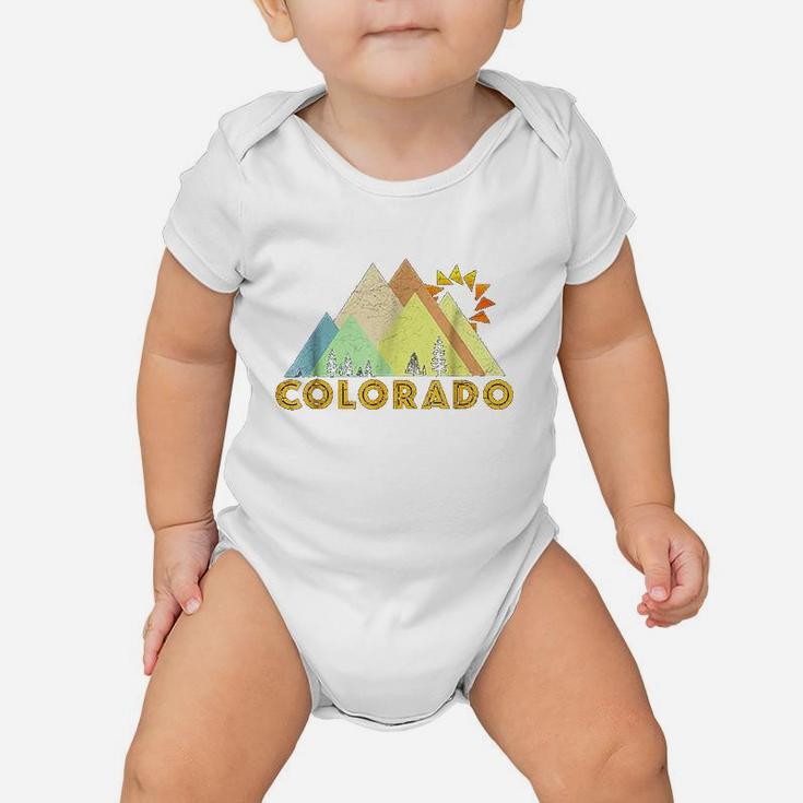 Retro Vintage Colorado Baby Onesie