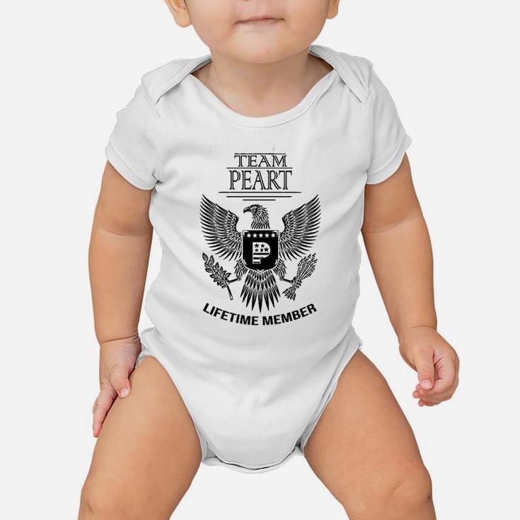 Team Peart Lifetime Member Family Surname Families The Peart Last Name Baby Onesie